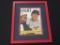 Mike Garcia Indians Signed Magazine FRAMED COA