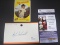 Bob Schmidt Signed Index Card JSA Coa