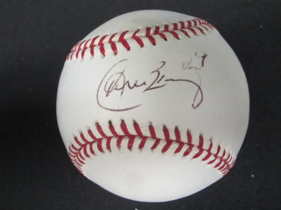 Carlos Baerga signed ROMLB baseball COA