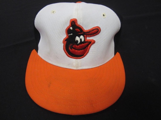 Baltimore Orioles game worn hat #46 FSG COA