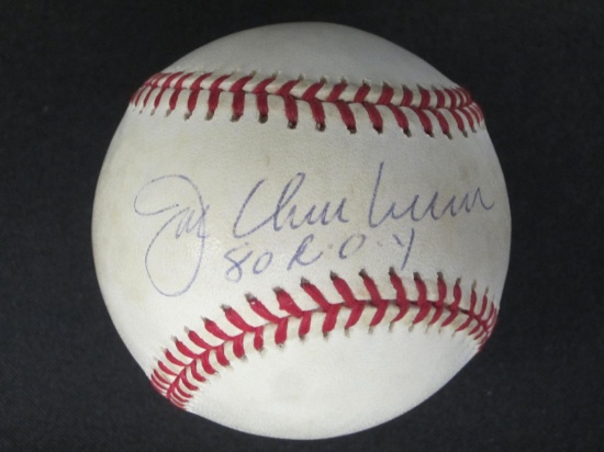 Joe Charboneau signed OAL baseball CAS COA