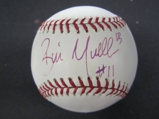 Bill Mueller signed auto ROMLB baseball COA