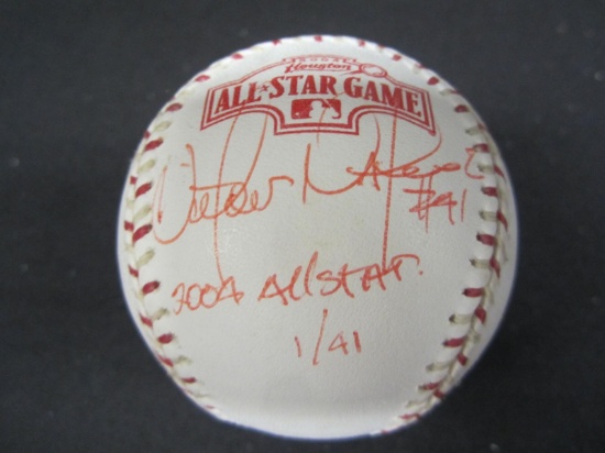 Victor Martinez signed 2004 AS Baseball CAS COA