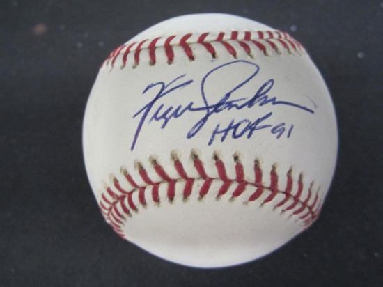Ferguson Jenkins signed ROMLB baseball CAS COA