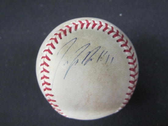 Jose Ramirez signed GU Baseball MLB Auth