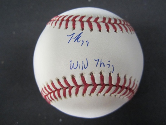 James Karinchak signed ROMLB baseball JSA COA