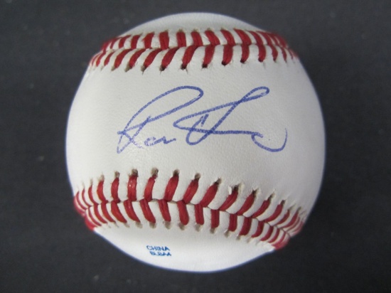 Autographed official league baseball TPR COA