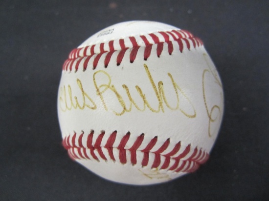 Ellis Burks Schilling Rice +More auto Baseball COA