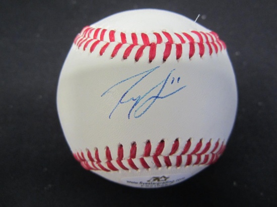 Royce Lewis Twins signed baseball COA