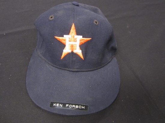 Ken Forsch Astros Official game worn hat FSG COA