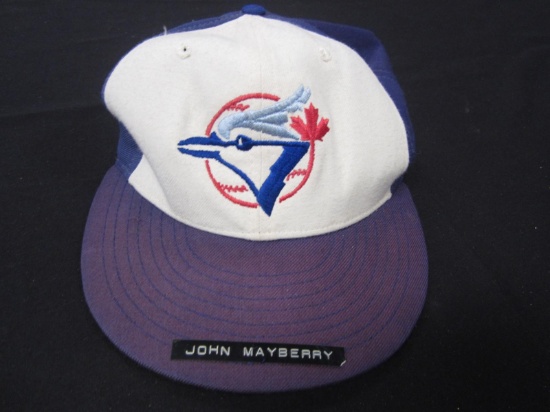 John Mayberry Blue Jays game worn hat FSG COA
