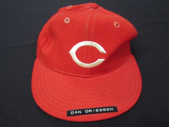 Dan Driessen Reds game worn hat FSG COA
