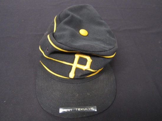 Kent Tekulve Pirates game worn hat FSG COA
