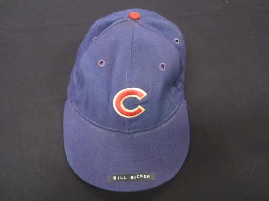 Bill Buckner Cubs game worn hat FSG COA