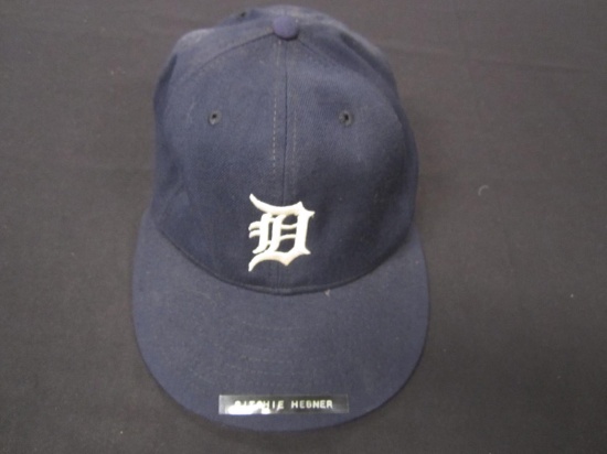 Ritchie Hebner Tigers game worn hat FSG COA
