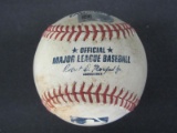 Jose Ramirez Single GU MLB Authenticated baseball