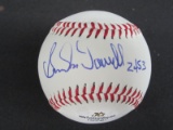 Sam McDowell Indians signed baseball COA