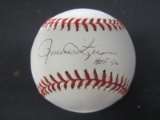 Rollie Fingers A's signed ROMLB baseball COA