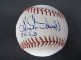 Sam McDowell signed ROMLB baseball COA