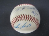 Carlos Santana +1 Auto Official MiLB Baseball COA
