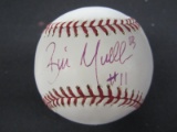 Bill Mueller signed auto ROMLB baseball COA