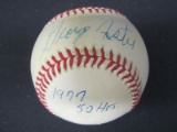George Foster signed auto ONL baseball JSA COA