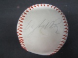 Gaylord Perry Indians signed baseball COA