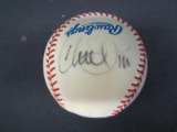 Chuck Finley Angels signed OAL baseball COA
