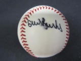 Ellis Burks Indians signed ROMLB baseball COA