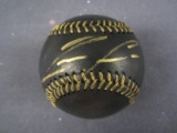 Ronald Acuna Jr signed black ROMLB BAS COA
