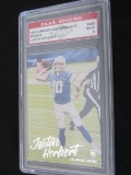 2020 LUMINANCE ROOKIE JUSTIN HERBERT MINT 9