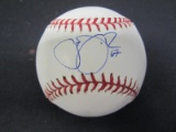Jeremy Gutherie Indians signed Baseball COA
