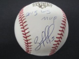 Salvador Perez signed WS baseball JSA COA