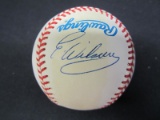 Eddie Williams signed OAL baseball COA