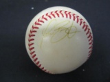 Dave Burba Indians signed OAL Baseball COA