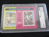 1975 TOPPS '74 MVPs BURROUGHS/GARVEY NM-MT 8