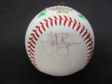 Indians signed 2007 Spring Training baseball COA