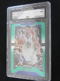 2019 KLAY THOMPSON GREEN PRIZM MINT 9