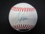 Midwest League signed baseball Just Minors Holo
