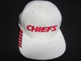 Joe Montana KC Chiefs signed team logo hat COA