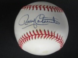 Rocky Colavito signed OAL baseball JSA COA