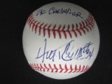 Austin Carr Cavaliers signed baseball COA