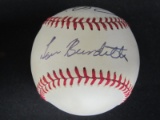 Lew Burdette Roy Sievers auto OAL baseball COA
