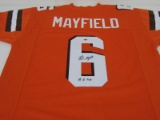 Baker Mayfield Signed Jersey CAS COA