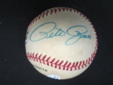 Pete Rose Reds signed ONL baseball COA