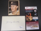 Jerry Buchek Signed Index Card JSA Coa