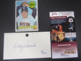 Dooley Womack Signed Index Card JSA Coa