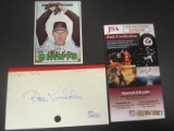 Bob Priddy Signed Index Card JSA Coa