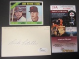 Dick Estelle Signed Index Card JSA Coa