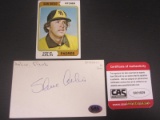 Steve Arlin Signed Index Card CAS Coa